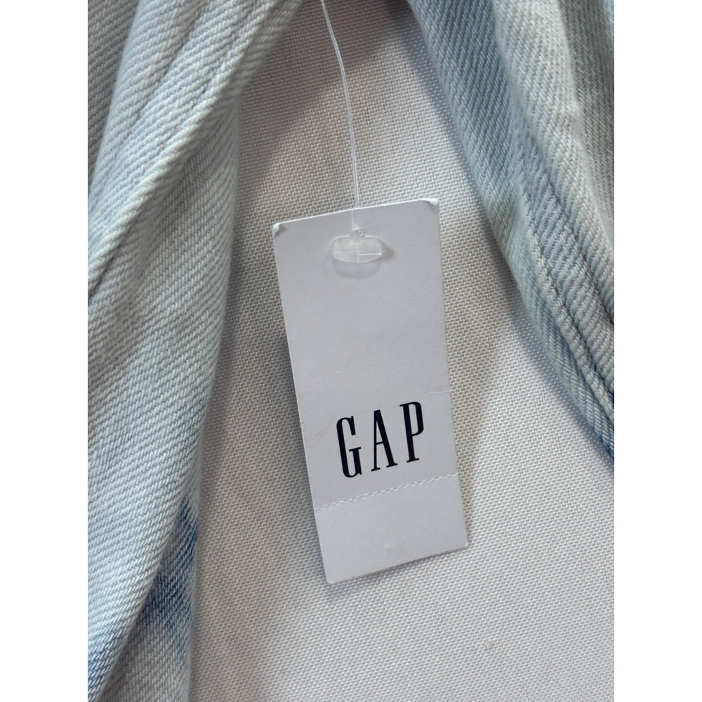 GAP Denim Womens XS Tie Dye Jean Jacket Light Wash Blue NWT 850918-00-1 0000 - Picture 4 of 14